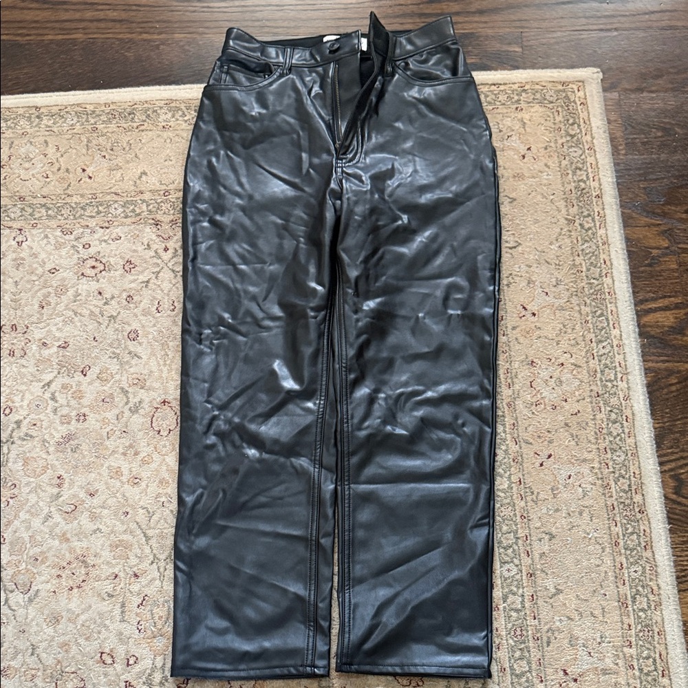 Abercrombie & Fitch Black Wide Leg Pants